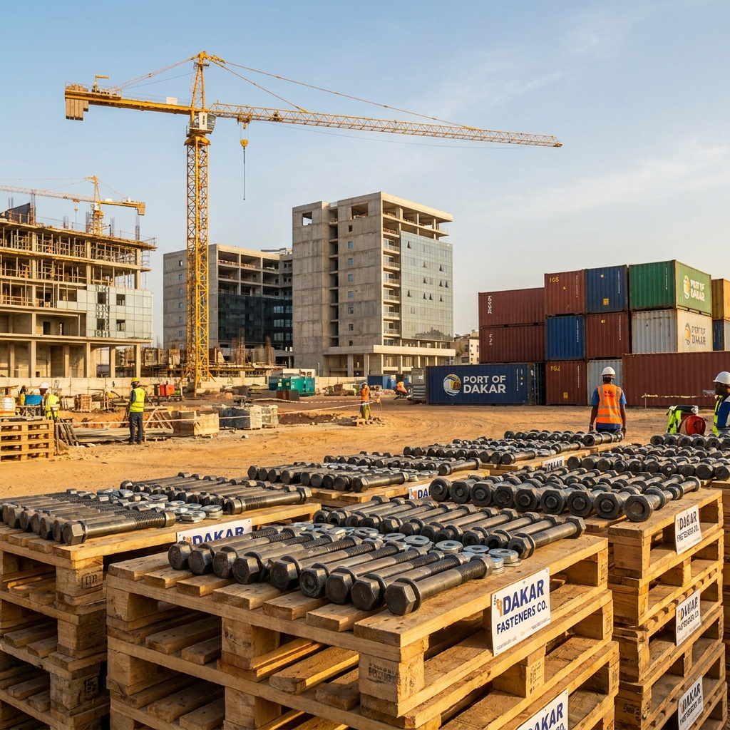 Venta al por mayor de sujetadores para construcción en Dakar, Senegal: Suministro directo