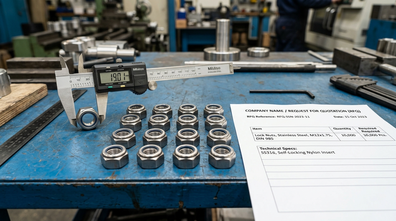 Zim Construction Lock Nuts Rfq Template: Bolt Pattern Procurement：完全なB2B調達ガイド
